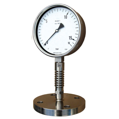 PBS manometer met chemical seal